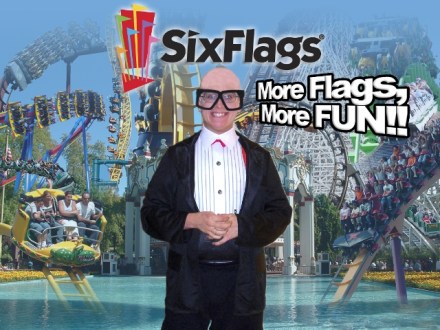 Photo Credit - Six Flags Amusement Park and *Al (at work) - Graphic Artist who works magic with my Halloween Pics every year.